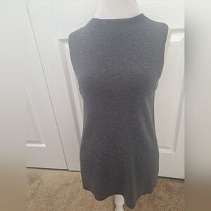 Eileen Fisher 100% Wool Sleeveless Sweater/Tunic  Size PS